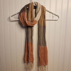 4/$25 Scarf Striped Sheer Lightweight 68"X 12"